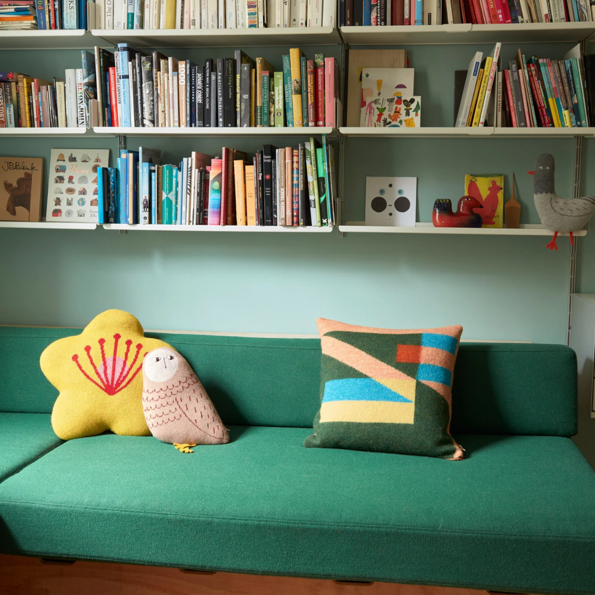 Tilt Square Cushion - Peach
